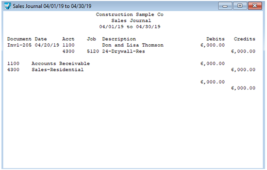 customer invoice sales