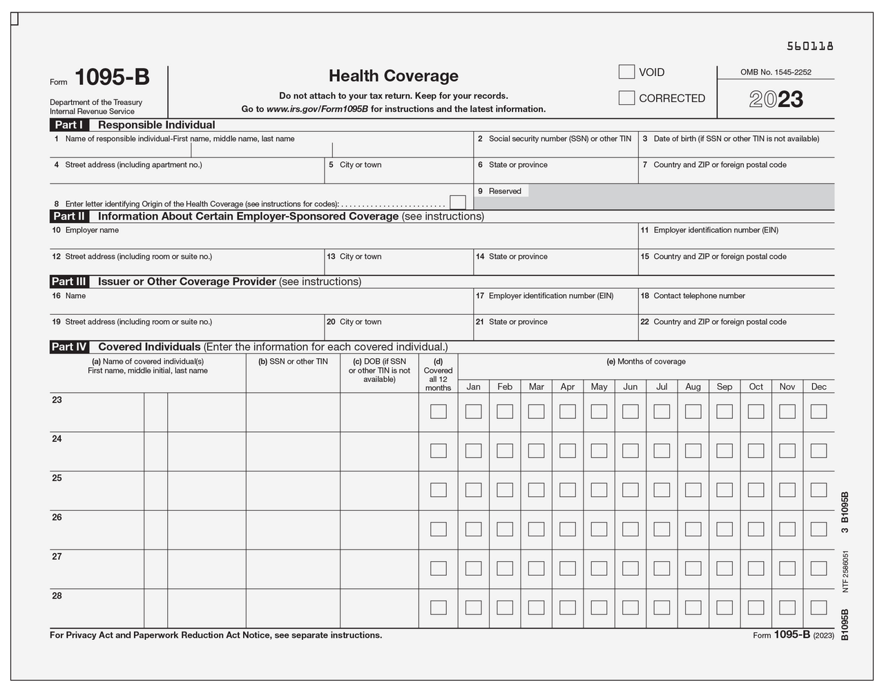 Form 1095-B