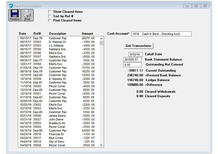 Print 1099 Forms