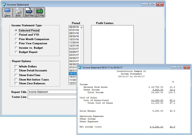 Income Statements