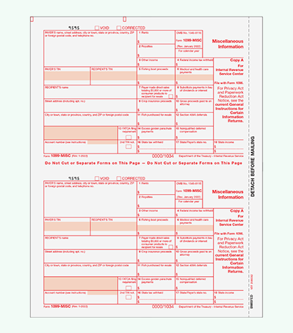 tax forms 1099 copy a