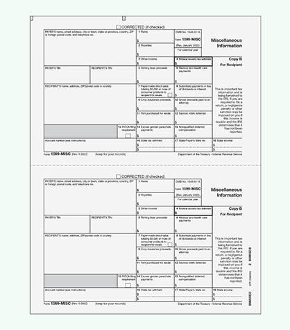 tax forms 1099 copy b