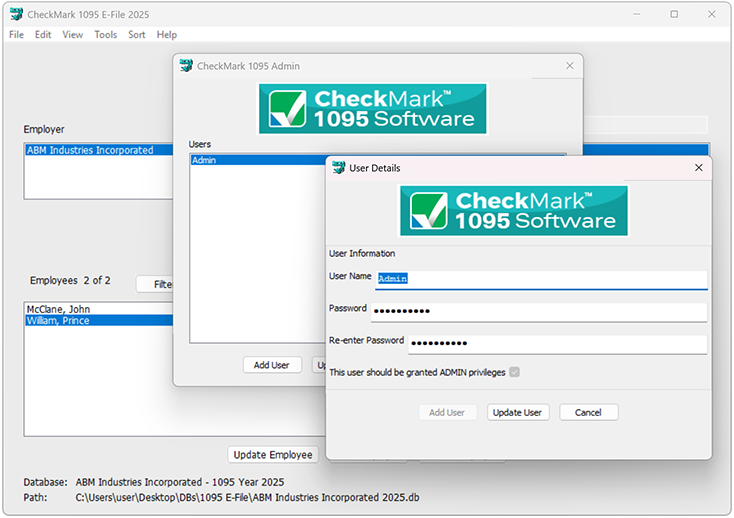 Secured 1095 data